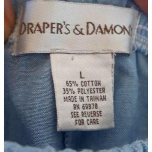 80's Boho Lightweight Floral Embroidered Fringe High-rise Crop Pants Sz L - Picture 3 of 8